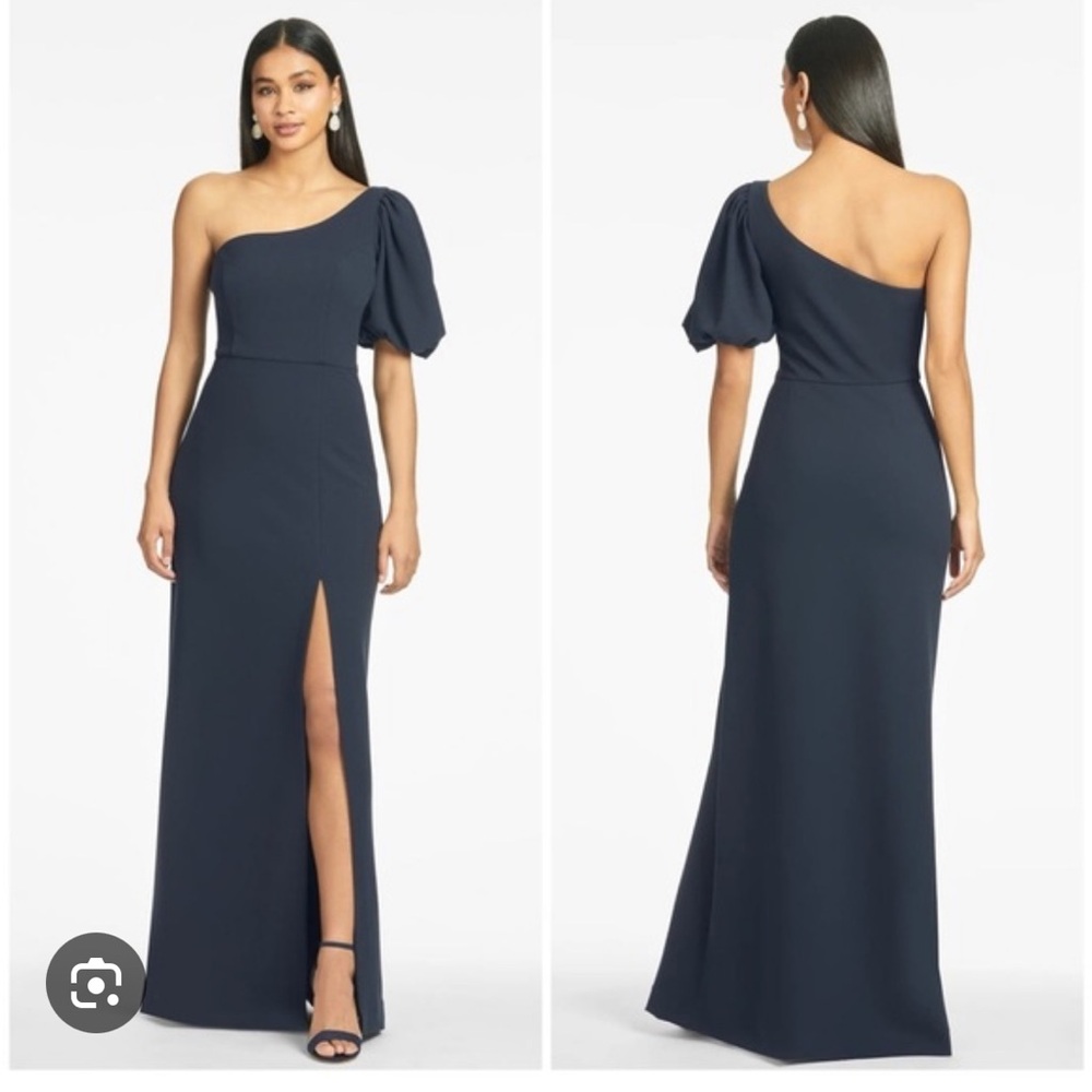 Sachin + Babi Midnight navy Blue Nadia Evening Dress